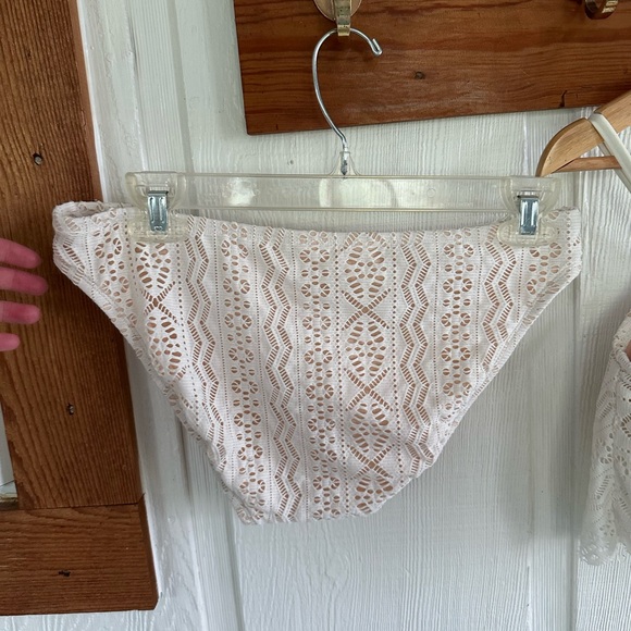 Xhilaration Cream Lace Boho Neutral Bikini Set - Picture 6 of 6